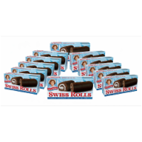 Little Debbie Swiss Rolls, 12 Boxes, 72 Chocolate Cake Rolls Layered With Crème