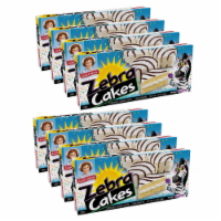Little Debbie Zebra Cakes, Contains 10 Snack Cakes (Twin Wrapped) - 8 Pack