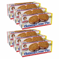 Oatmeal Creme Pies, Big Packs, 6 Boxes, 72 Individually Wrapped Sandwich Cookies Perspective: Main