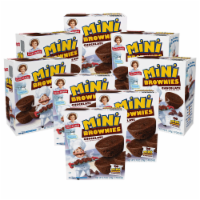 Little Debbie Mini Brownies, 8 Boxes, 40 Travel Pouches of Bite Size Chocolate Brownies