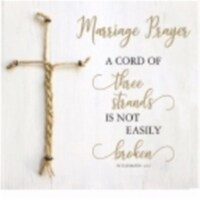 CA Gift 146148 10 x 10 in. Marriage a Cord of 3 Strands Plaque