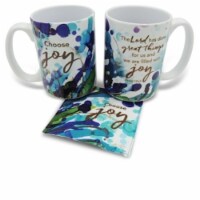 CA Gift 265098 Mug with Fabric Coaster - Lovitude - Joy