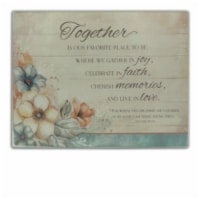 CA Gift 256096 11 x 8.5 in. Mini Cutting Board, Together is Our Favorite Place
