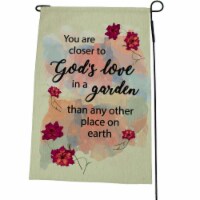 CA Gift 214320 12 x 18 in. Closer to Gods Love Garden Flag