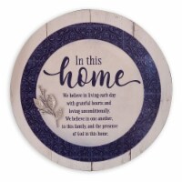 CA Gift 212702 In This Home Barrel Plaque