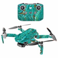 MightySkins DJMAVMIN2021-Turquoise Ripple Compatible with DJI Mini 2 Portable Drone - Turquoi