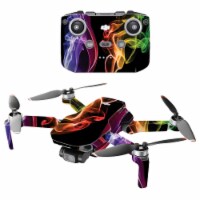 MightySkins DJMAVMIN2021-Bright Smoke Compatible with DJI Mini 2 Portable Drone - Bright Smok
