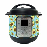 MightySkins INPTDO6QT-Blue Avocados Skin Decal Wrap for Instant Pot Duo 6 qt. Sticker - Blue
