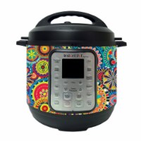 MightySkins INPTDO6QT-Flower Wheels Skin Compatible with Instant Pot Duo 6 qt. - Flower Wheel