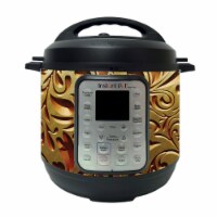 MightySkins INPTDO6QT-Mosaic Gold Skin Decal Wrap for Instant Pot Duo 6 qt. Sticker - Mosaic