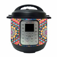 MightySkins INPTDO6QT-Rainbow Kaleidoscope Skin Compatible with Instant Pot Duo 6 qt. - Rainb