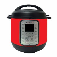 MightySkins INPTDO6QT-Solid Red Skin Decal Wrap for Instant Pot Duo 6 qt. Sticker - Solid Red