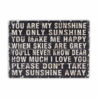 Cheungs FP-3471 You Are My Sunshine Wooden Wall Art