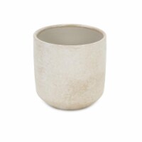 Cheungs 5589GRN Abstract Mosaic Pattern Ceramic Planter, Green