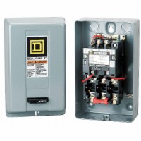 Square D Magnetic Motor Starter,NEMA,240V,2P,36A 8536SCG2V03