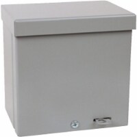 Steel City 10 In. W. x 10 In. H. x 4 In. D. Rainproof Enclosure AB-10104RBGK001