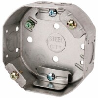 Steel City 4 In. New Construction Octagon Ceiling Fan Box 54151 CFB