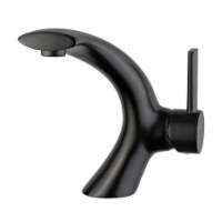 Bilbao Single - Handle Bathroom Vanity Faucet in Black