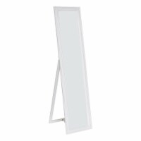 Milton Greens Stars Inc Modern Wood Full Length Standing Mirror in White