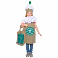 Dress Up America Frappuccino Costume For Tunic&#44; Bag & Headpiece - Medium 8-10 Costume