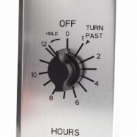Tork Spring-Wound Timer,Range 0 to 12 hr. C512HH