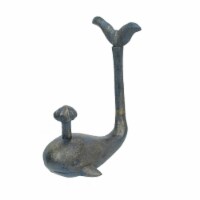 Spouting Whale Vintage Cast Iron Countertop Toilet Paper Holder