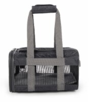 Sherpa Original Deluxe Travel Pet Carrier, Airline Approved, Charcoal, Small