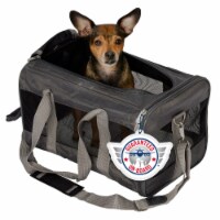 Sherpa Original Deluxe Travel Bag Pet Carrier, Airline Approved - Charcoal Gray, Medium