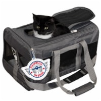 Sherpa Original Deluxe Travel Pet Carrier, Airline Approved, Charcoal, Large