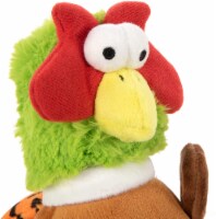 goDog Action Plush Pheasant Animated Squeaker Plush Pet Toy for Dogs - Brown, One Size