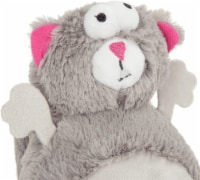 goDog Action Plush Squirrel Animated Squeaker Plush Pet Toy for Dogs - Gray, One Size