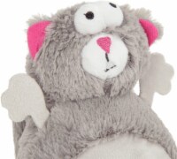 goDog Action Plush Squirrel Animated Squeaker Plush Pet Toy for Dogs - Gray, One Size