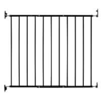 KidCo G2001 Safeway Top of Stairs Quick Release Baby Gate, 42.5 x 30.5 In, Black