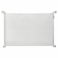 KidCo Retractable Safeway Mesh Quick Release Baby Toddler Safety Gate, White