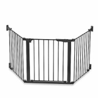 Kidco ConfigureGate 3 Piece Wall Mounted Magnet Locking Baby Safety Gate, Black
