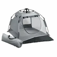 KidCo PeaPod Camp Lightweight Portable Baby Toddler Travel Bed Tent, Midnight