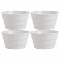 Home Essentials & Beyond  12 oz White Tapered Ramekin - Set of 4