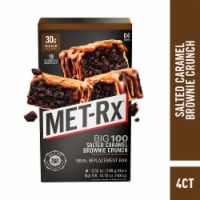 MET-Rx® Big 100 Salted Caramel Brownie Crunch Protein Bars Perspective: Main