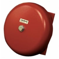 Wheelock Bell,24VAC,Red,10 in. H  CN121064