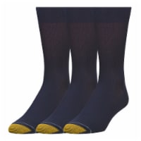 Gold Toe 345S-041 Cotton Metropolitan Crew - Navy Perspective: Main