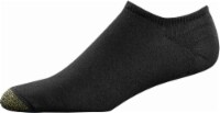 GOLDTOE® Men's Cotton No-Show Socks - 6 Pack - Black Perspective: Main