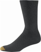 GOLDTOE® Uptown Crew Men's Socks - 3 Pack - Black