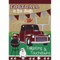 Jozie B 912 Burlap Tailgate Flag, Large