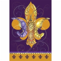 Dicksons 8707 Garden, Purple & Gold Crawfish