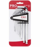 PRO BIKE TOOL Clé Allen/Hex Set - 9 Outils Acier S2 - Kit Entretien Vélos Route/Montagne
