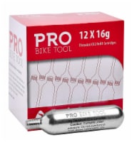 PRO BIKE TOOL 16g Threaded 12 Pack CO2 Cartridges