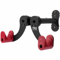 PRO BIKE TOOL Bike Wall Mount - Red - Horizontal Rack for 1 Bicycle