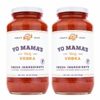 Yo Mama's Foods Keto Vodka Pasta Sauce - 2-Pack - No Sugar Added, Low Carb, Low Sodium