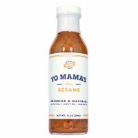 Yo Mama's Foods Natural Asian Sesame Dressing & Marinade - Pack of (1) - Low Carb, Low Sodium