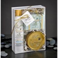 Greciansoap LSC-28 8 oz Black Raspberry Vanilla Lotion Soap & Candle Gift Set